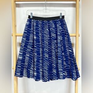Blue and white stripe K BY‎ KERSH Skirt size M